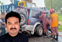 ট্রাকের সঙ্গে পাজেরোর সংঘ'র্ষে উপজেলা চেয়ারম্যানসহ নিহ'ত ৪