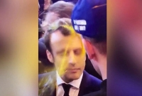 ফ্রান্সের প্রেসিডেন্ট ম্যাক্রোঁর মাথায় দুই বার ডিম নিক্ষেপ হয়েছিল