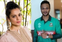 সাকিব আল হাসানের পাশে দাঁড়িয়ে যা বললেন কঙ্গনা রানাওয়াত