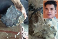 ছাদ ফুটো হয়ে ঘরে পড়লো উল্কাপিণ্ড, রাতারাতি কোটিপতি যুবক