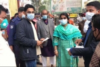 মাস্ক না পরায় চেয়ারম্যান, মেম্বার ও ইমামকে জরিমানা করলেন ইউএনও