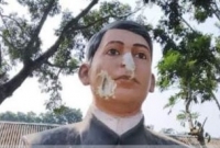 কুষ্টিয়ায় বাঘা যতীনের ভাস্কর্য ভাঙচুর করেছে দুর্বৃত্তরা