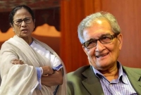 অমর্ত্য সেনের পাশে দাঁড়ালেন মমতা ব্যানার্জী