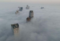  ভয়াবহ কুয়াশায় হঠাৎ অদৃশ্য ইসরায়েল! বিস্ময় প্রকাশ করেছেন আবহওয়াবিদরা