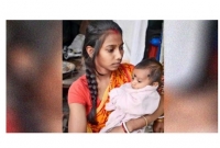 তিন মাসের ছেলের গায়ে বস্তা জড়িয়েই রাতভর রাস্তায় এক অসহায় মা