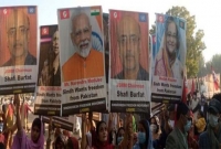 নরেন্দ্র মোদি ও শেখ হাসিনার ছবি নিয়ে পাকিস্তানে মিছিল, উঠলো স্বাধীনতার দাবি