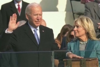 ট্রাম্প যুগের অবসান, মার্কিন প্রেসিডেন্ট হিসাবে শপথ নিলেন জো বাইডেন