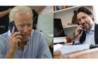 কানাডার প্রধানমন্ত্রী জাস্টিন ট্রুডোকে প্রথম ফোন দিবেন বাইডেন