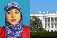 হিজাব পরে হোয়াইট হাউজে ফিরেছেন বাংলাদেশি বংশোদ্ভুত রুমানা আহমেদ