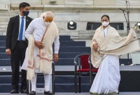 মোদির জয় শ্রীরামের বিপরীতে মমতার স্লোগান 'জয় বাংলা' 