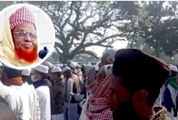 ঐতিহাসিক শোলাকিয়া ঈদগাহ মাঠে মুসল্লিদের ঢল, প্রখ্যাত আলেমের  জানাজা সম্পন্ন