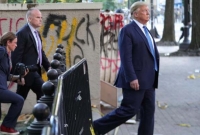 হোয়াইট হাউস ছাড়ার পরে এই প্রথম জনসমক্ষে ডোনাল্ড ট্রাম্প