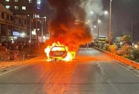 সাভারে চলতে চলতে আগুন ধরে পুড়ে গেল প্রাইভেটকার