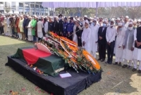 মুসল্লির ঢল এইচটি ইমামের প্রথম জানাজায়