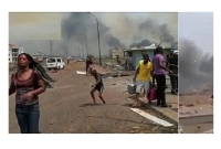 গিনিতে গোটা এলাকা ধোঁয়ায় আচ্ছন্ন, ধ্বংসস্তুপে চাপা পড়া মানুষের বাঁচার আকুতি, এখন পর্যন্ত নিহত ১৭, আহত শত শত