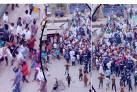 ব্রেকিং- পুরো এলাকা রণক্ষেত্রে