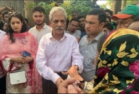 সুনামগঞ্জে নির্যাতিত হিন্দু ধর্মাবলম্বীদের পাশে বিএনপি