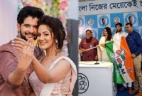 মমতার পাশে থেকে কাজ করতে তৃণমূল কংগ্রেসে নীল-তৃণা