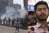 মতিঝিলে বিক্ষোভে পুলিশের সঙ্গে সংঘর্ষে ভিপি নুর আহত 