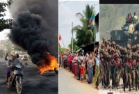 ভয়াবহ পরিস্থিতি মিয়ানমারে, ১৬ বিক্ষোভকারীকে গুলি করে মারল জান্তা সরকার