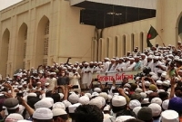 নিরাপত্তা ব্যবস্থা জোরদার, বায়তুল মোকাররম প্রাঙ্গণে হেফাজতের বিক্ষোভ-সমাবেশ শুরু