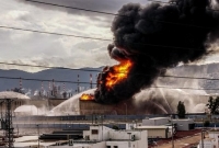 ভয়াবহ অগ্নিকাণ্ড ইসরাইলের তেল শোধনাগারে 