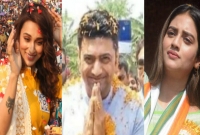 মমতাকে জেতাতে পরিশ্রম সার্থক হওয়ায় বেজায় খুশি ৩ বন্ধু মিমি, নুসরাত, দেব