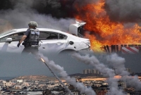 ইসরায়েলের উপর মাত্র পাঁচ মিনিটেই ১৩৭টি রকেট নিক্ষেপ করে কড়া জবাব দিল হামাস