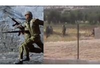 ফিলিস্তিনিদের প্রতিরোধের মুখে দৌড়ে পালিয়ে যেতে দেখা যায় ইসরায়েলি সেনাদের!