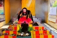 ভারতে নির্মিত হলো করোনা দেবীর মন্দির, চলছে পূজা