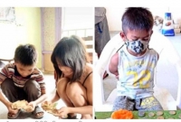 দিনমজুরি মা আর ছোট্ট দুই ছেলেমেয়ের প্লাস্টিক বোতল কুড়িয়ে পাওয়া টাকা কোভিড তহবিলে দান