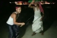 যুবককে কোপানোর পর রামদা নিয়ে নাচ, উদযাপন!