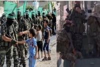 ভারী আগ্নেয়াস্ত্র, গ্রেনেড লঞ্চার সহ বিভিন্ন যুদ্ধসরঞ্জাম নিয়ে গাজার রাস্তায় হাজার হাজার হামাস সদস্য