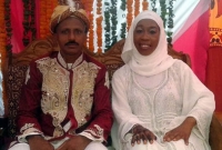 প্রেমের টানে চাঁদপুরে মার্কিন নারী,  বিয়ে করলেন মালয়েশিয়া প্রবাসী প্রেমিক শাহাদাতকে