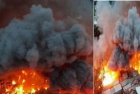 আতঙ্ক ছড়িয়ে পড়েছে পুরো মহাখালী এলাকায়, ধোঁয়ায় ছেয়ে গেছে রাজধানীর...