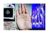 ৯৯টি চালের ওপর মহান আল্লাহর ৯৯টি গুণবাচক নাম লিখলেন ফুয়াদ