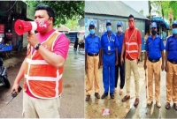 মাইক হাতে গ্রাম-শহর ছুটে চলেছেন জেলার শ্রেষ্ঠ চেয়ারম্যান