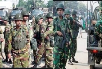 টহল দিচ্ছে সেনাবাহিনী, চলছে কঠিন লকডাউনের দ্বিতীয় দিন