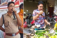  'দাদা আমার ভ্যান একটু দেখবেন, খেয়ে আসি'- এএসপি'কে পেয়ারা বিক্রেতা