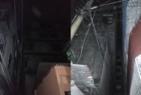 পুরান ঢাকায় হেলে পড়েছে ৬ তলা ভবন পুরান ঢাকায় হেলে পড়েছে ৬ তলা ভবন