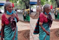 গড়গড় করে ইংরাজি বলছেন কাগজকুড়ানি বৃদ্ধা! অবাক নেটিজেনরা