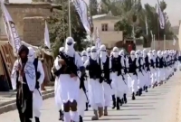 এই প্রথমবারের মতো সামরিক পোষাকে কুচকাওয়াজ করলো তালেবান