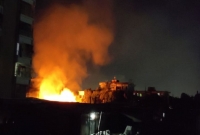 জেলা কারাগারের পাশে ঝুটের গুদামে ভয়াবহ অগ্নিকাণ্ড