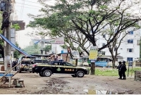 মোহাম্মদপুরে একটি বাড়ি ঘিরে রেখেছে র‌্যাব