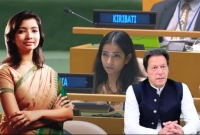 জাতিসংঘে পাকিস্তানকে তুলোধনা করে হইচই ফেলে দেওয়া কে এই তরুণী!