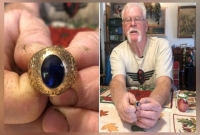 পাওয়া গেল ৭০ বছর আগে হারিয়ে যাওয়া সোনার আংটি