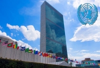 বাইরে অ'স্ত্রধারী, জাতিসংঘের সদর দপ্তর ঘিরে রেখেছে পুলিশ