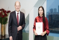 জার্মানির মন্ত্রী হলেন ৩১ বছর বয়সী মুসলিম নারী রিম আল-আবালি