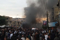 করাচিতে ভয়াবহ বিস্ফোরণ, ঘটনাস্থলেই ১০ জনের মৃত্যু