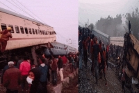 ভয়াবহ ট্রেন দুর্ঘটনায় দুমড়ে মুচড়ে গেছে বগিগুলি, ৫০ জনের অধিক মৃত্যুর আশঙ্কা